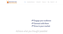 Desktop Screenshot of manifestingdreamsmarketing.com